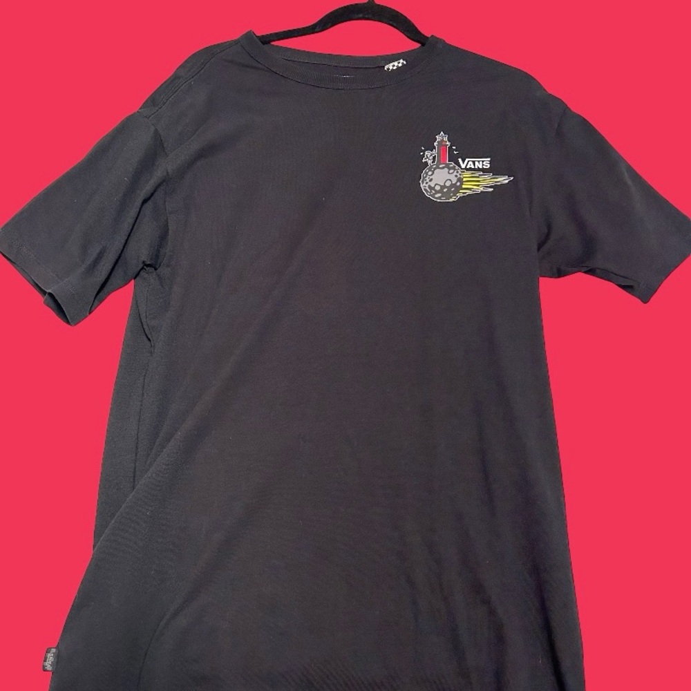 Vans Black Short Sleeve Men's Tee with Graphic